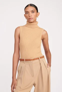Belts<STAUD CLASSIC BELT   TAN