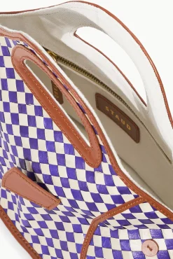 Clutches<STAUD CLEO FISH BASKET BAG COCONUT CHECK COCONUTCHECK