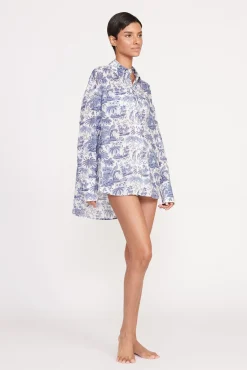 Cover-Ups<STAUD COLTON SHIRT  BLUE TOILE BLUETOILE