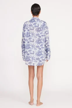 Cover-Ups<STAUD COLTON SHIRT  BLUE TOILE BLUETOILE