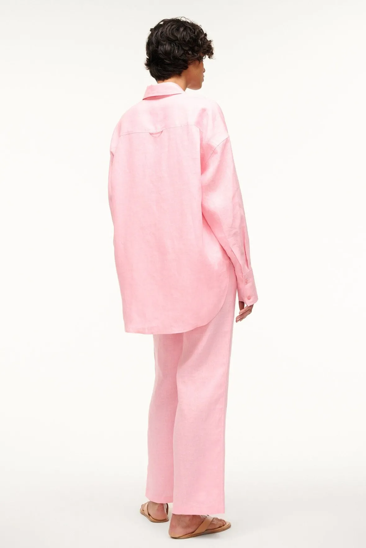Cover-Ups<STAUD COLTON SHIRT PEARL PINK PEARLPINK