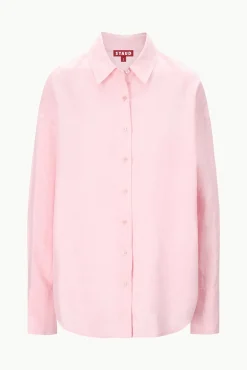 Cover-Ups<STAUD COLTON SHIRT PEARL PINK PEARLPINK