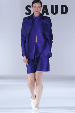 Spring Suiting|Poplin Shop<STAUD COLTON SHIRT   VIOLET