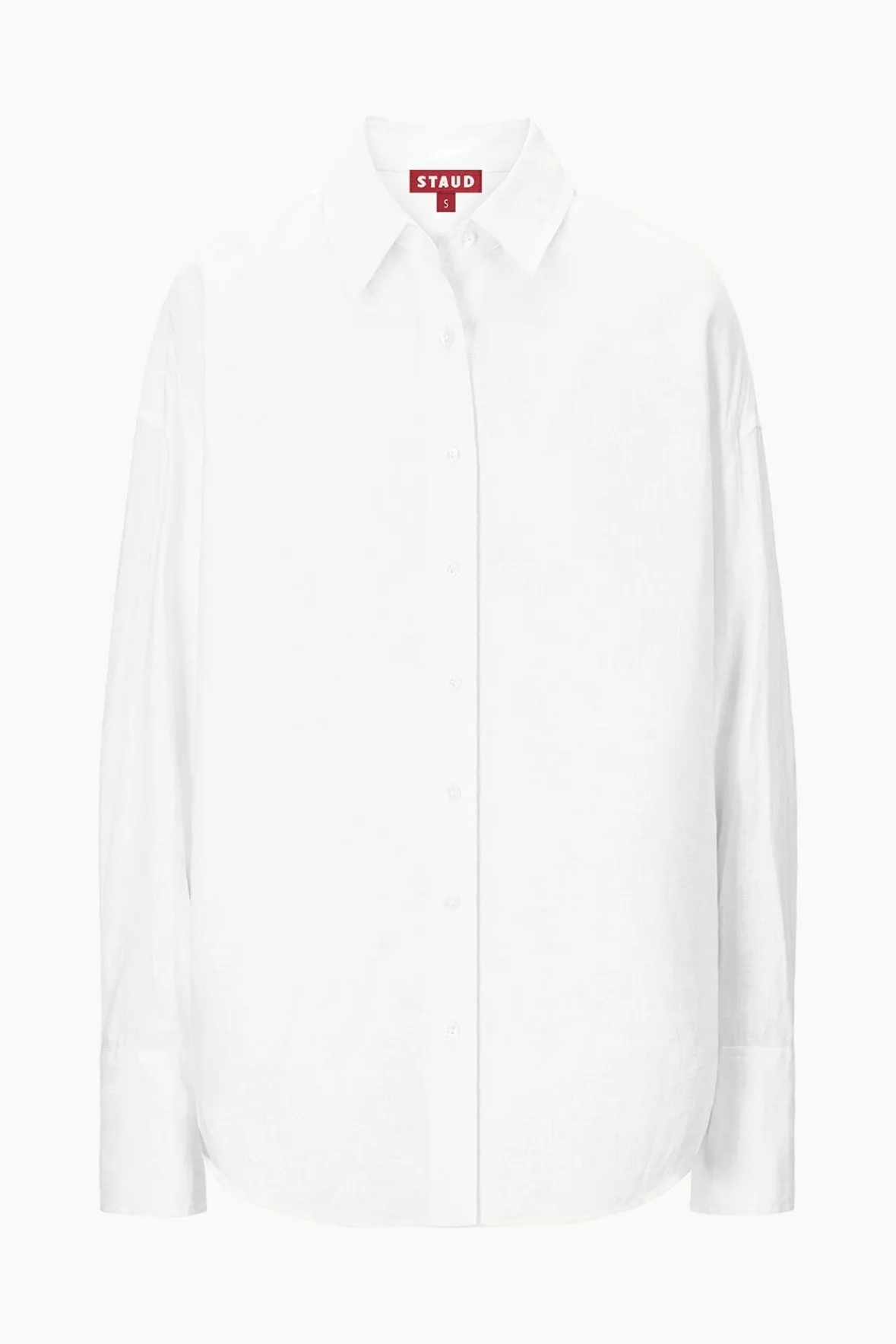 Cover-Ups<STAUD COLTON SHIRT WHITE