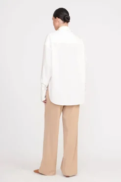 Best Sellers|Poplin Shop<STAUD COLTON SHIRT WHITE