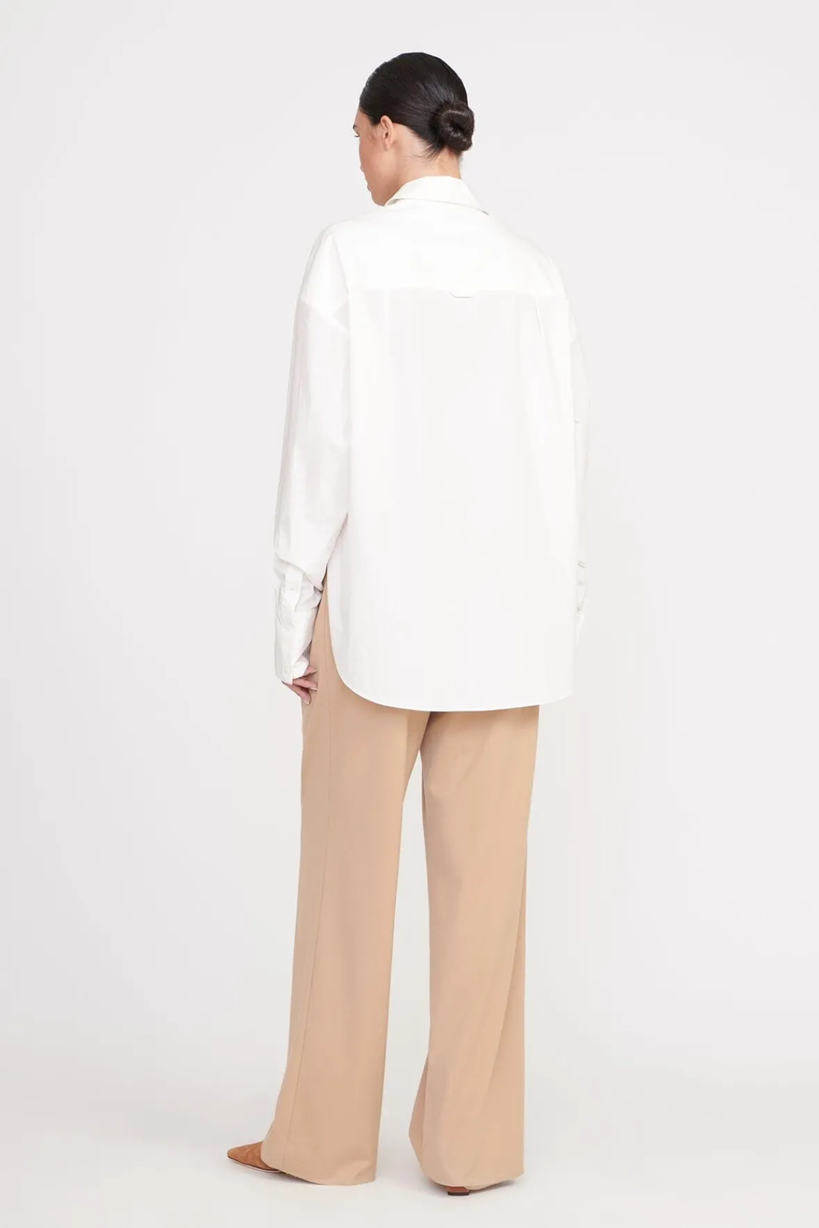 Best Sellers|Poplin Shop<STAUD COLTON SHIRT WHITE