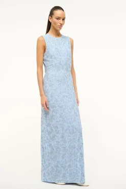 The Evening Edit<STAUD COMO DRESS PERIWINKLE