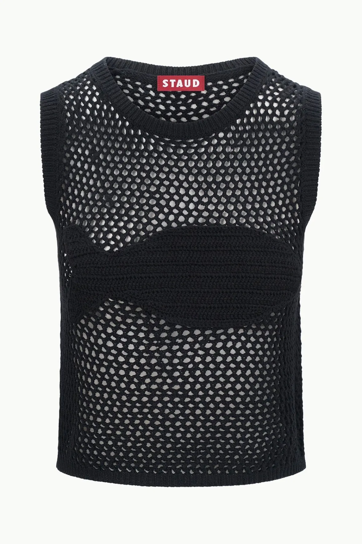 Cover-Ups<STAUD CORRICELLA COVERUP TOP BLACK