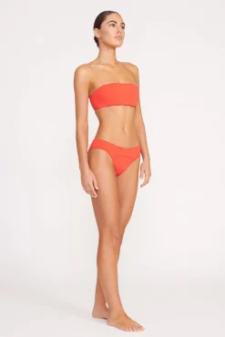 Bikinis<STAUD CORSAGE BIKINI BOTTOM RED ROSE REDROSE