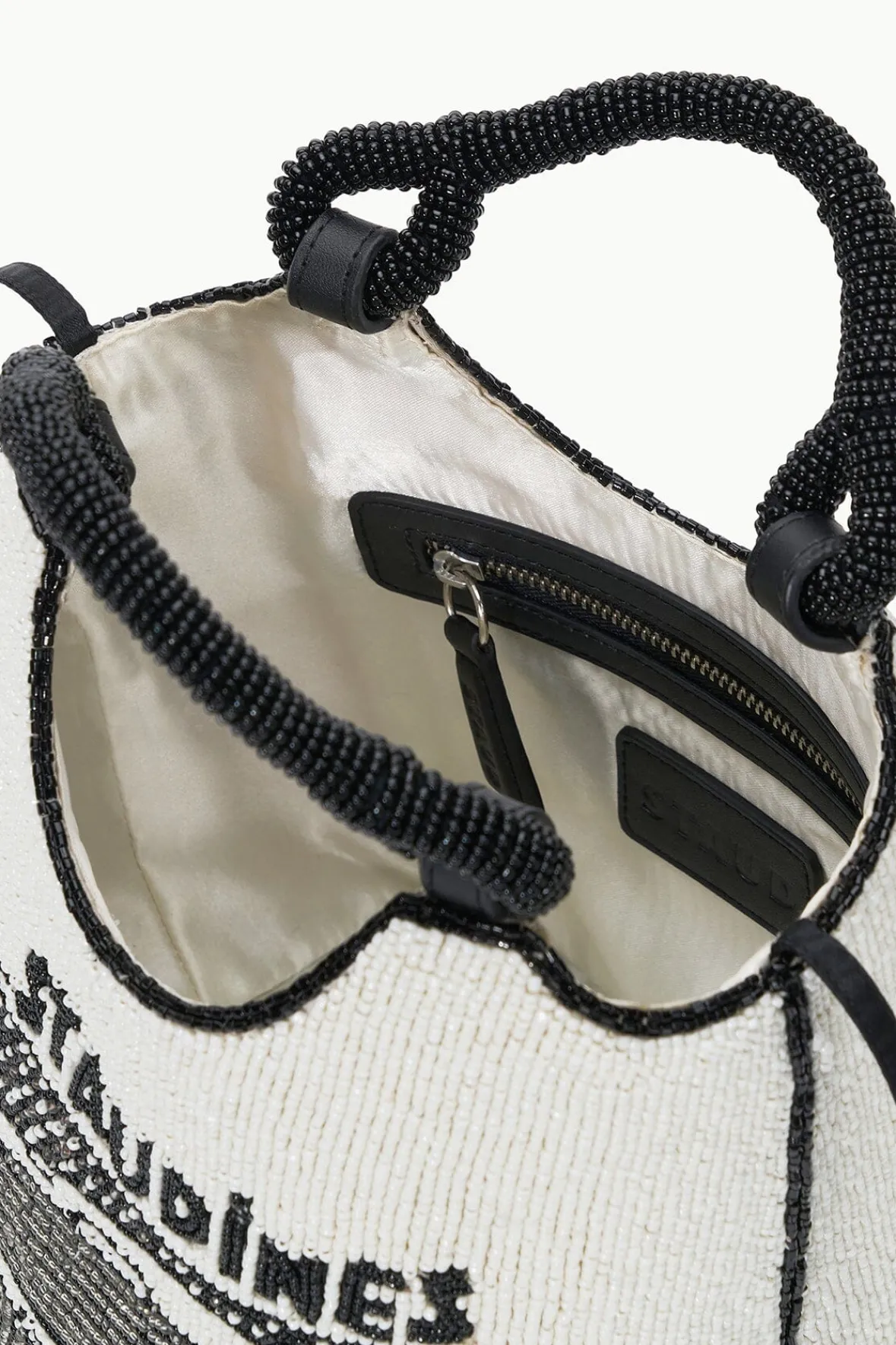 Bucket|Beaded<STAUD COTE BEADED BAG INES CREAM STAUDINESCREAM