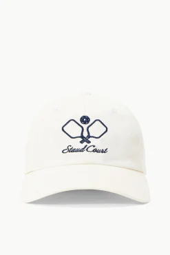 Hats|STAUD Court<STAUD COURT HAT WHITE