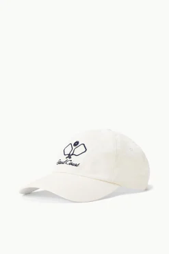 Hats|STAUD Court<STAUD COURT HAT WHITE