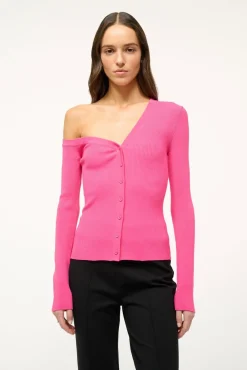 Knits|Tops<STAUD CRAFTSMAN SWEATER PUNCH