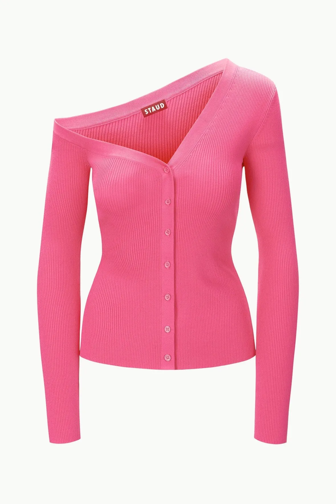 Knits|Tops<STAUD CRAFTSMAN SWEATER PUNCH