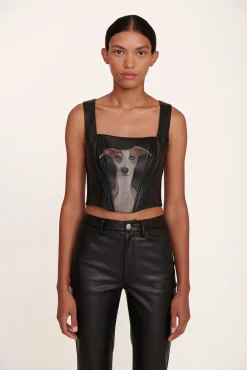Pet Ready To Wear<STAUD CUSTOM ALICE CORSET   BLACK