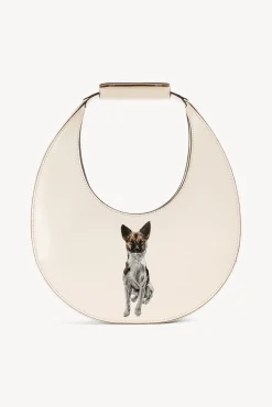 Custom Handbags|Pet Handbags<STAUD CUSTOM MOON BAG CREAM