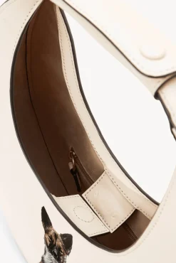 Custom Handbags|Pet Handbags<STAUD CUSTOM MOON BAG   CREAM