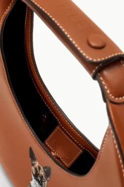 Custom Handbags|Pet Handbags<STAUD CUSTOM MOON BAG   TAN