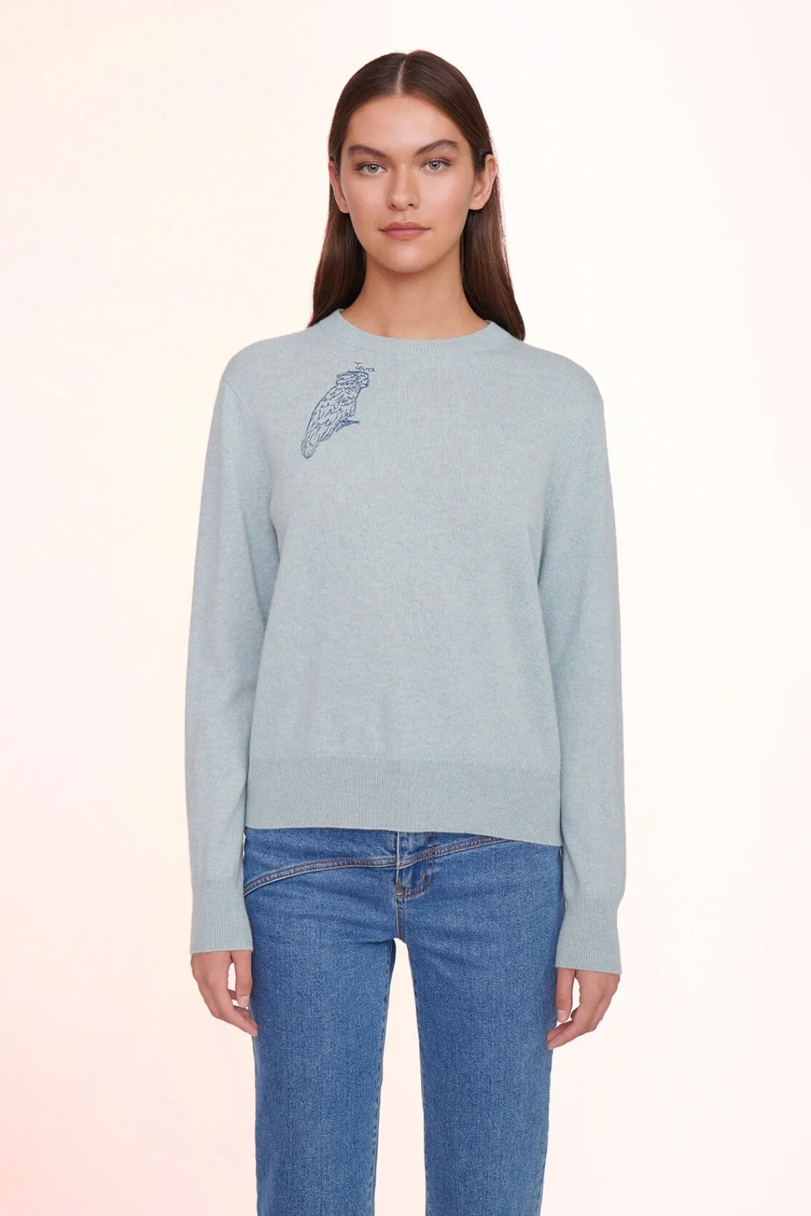 Pet Sweats & Knits<STAUD CUSTOM x C.BONZ CASHMERE SWEATER LIGHT BLUE LIGHTBLUE