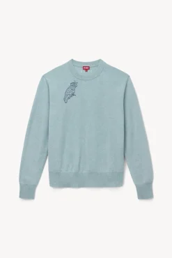 Pet Sweats & Knits<STAUD CUSTOM x C.BONZ CASHMERE SWEATER  LIGHT BLUE LIGHTBLUE