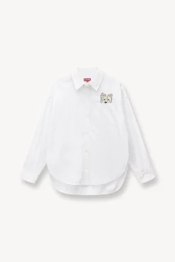 Pet Ready To Wear<STAUD CUSTOM x C.BONZ CLASSIC OVERSIZED SHIRT   WHITE