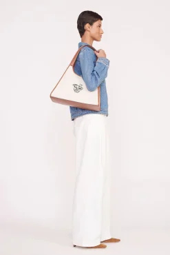 Pet Handbags<STAUD CUSTOM x C.BONZ SOFT REY BAG CREAM TAN CREAMTAN