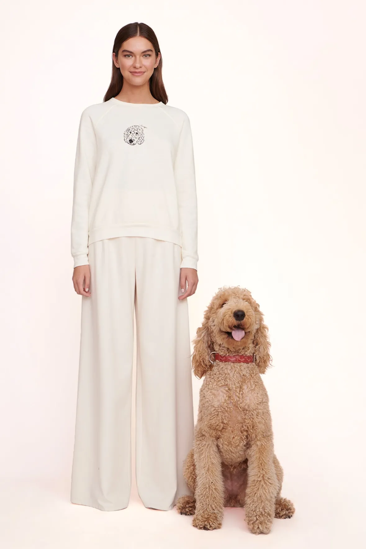 Pet Sweats & Knits<STAUD CUSTOM x C.BONZ SWEATSHIRT CREAM