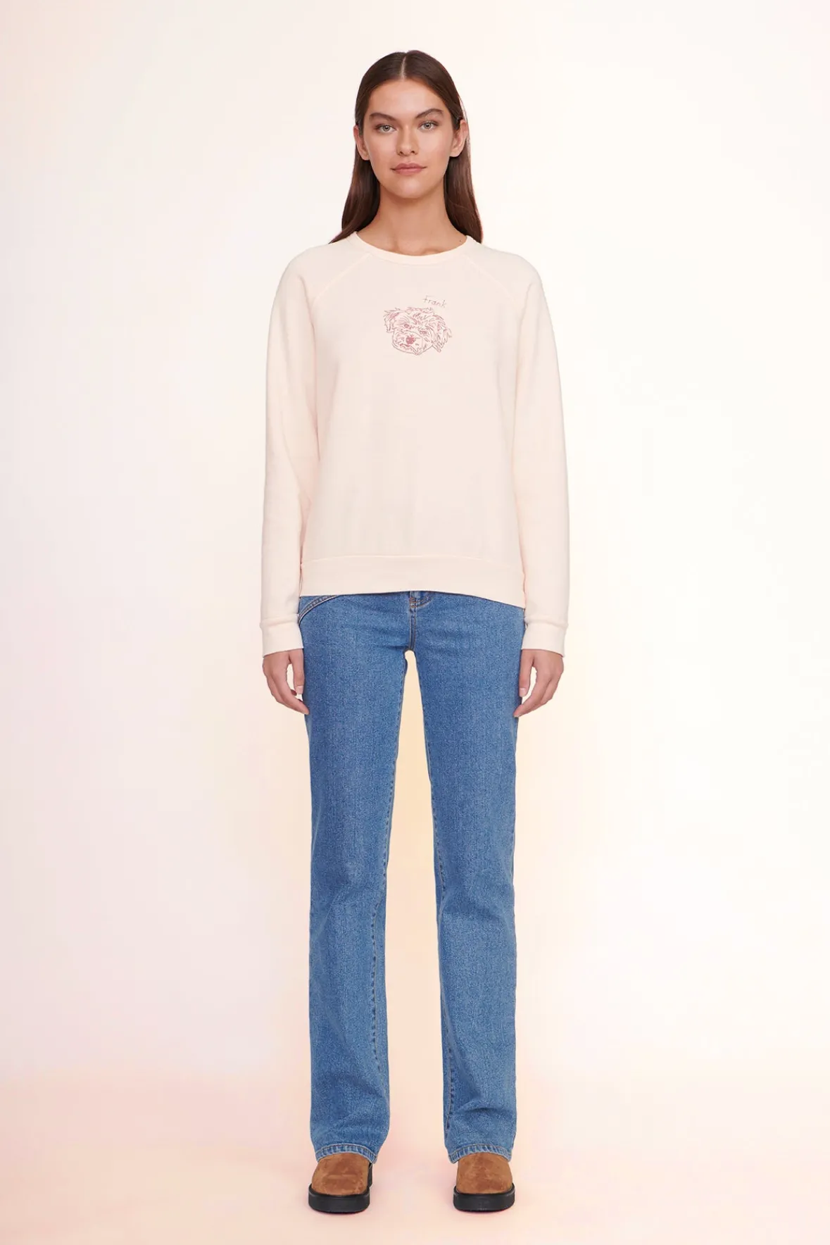 Pet Sweats & Knits<STAUD CUSTOM x C.BONZ SWEATSHIRT PINK