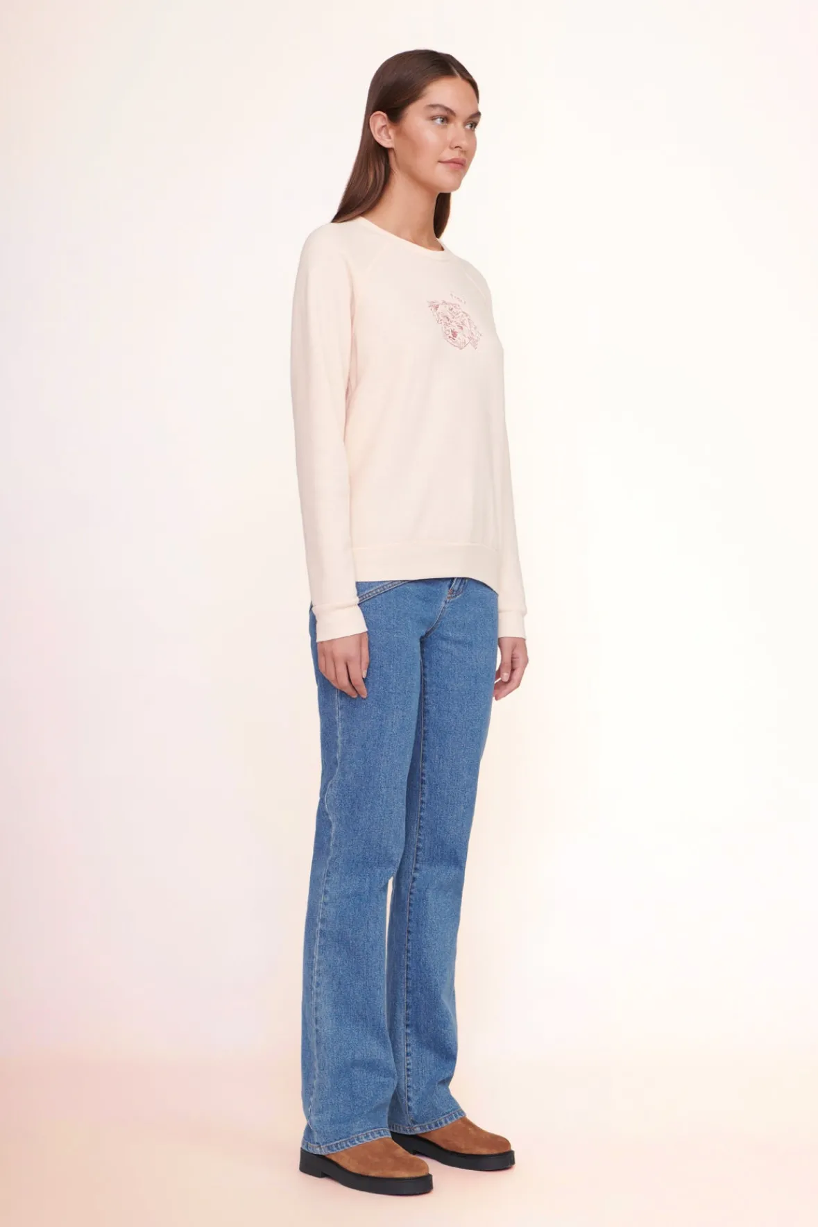 Pet Sweats & Knits<STAUD CUSTOM x C.BONZ SWEATSHIRT PINK