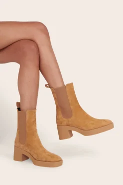 The Boot Shop<STAUD CYBIL BOOT  CASHEW SUEDE CASHEWSUEDE