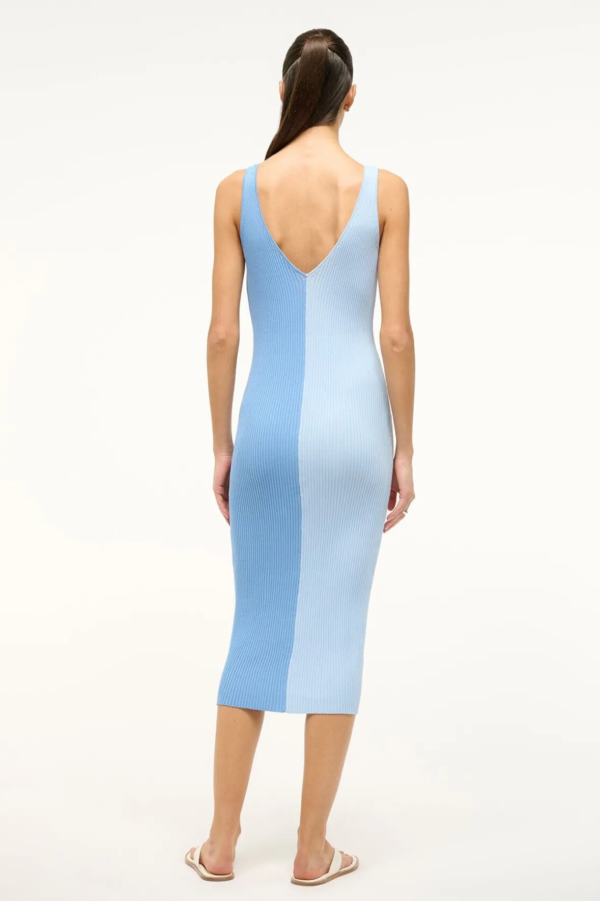 Dresses<STAUD DANA DRESS PERIWINKLE MULTI PERIWINKLEMULTI