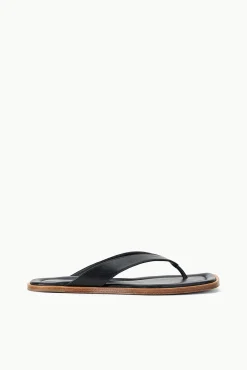 The Dante Thong|Spring Slides<STAUD DANTE THONG SLIDE   BLACK