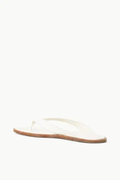 The Dante Thong|Sandals<STAUD DANTE THONG SLIDE PAPER