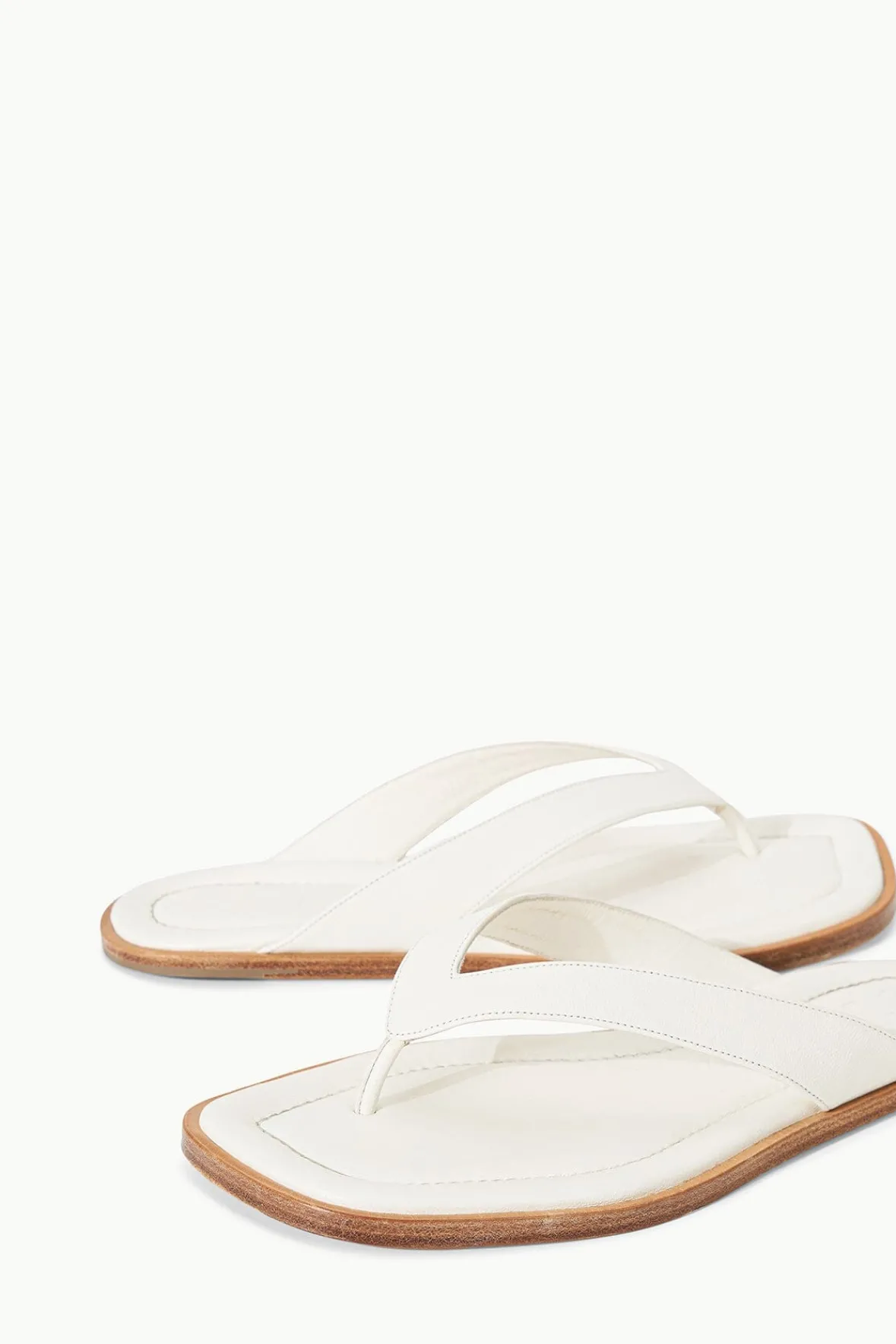 The Dante Thong|Sandals<STAUD DANTE THONG SLIDE PAPER