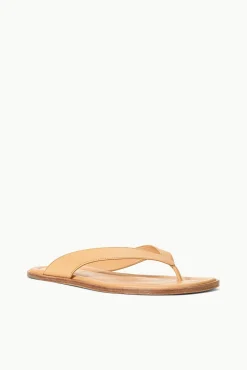 Sandals|Spring Slides<STAUD DANTE THONG SLIDE   PORCINI
