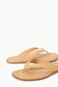Sandals|Spring Slides<STAUD DANTE THONG SLIDE   PORCINI