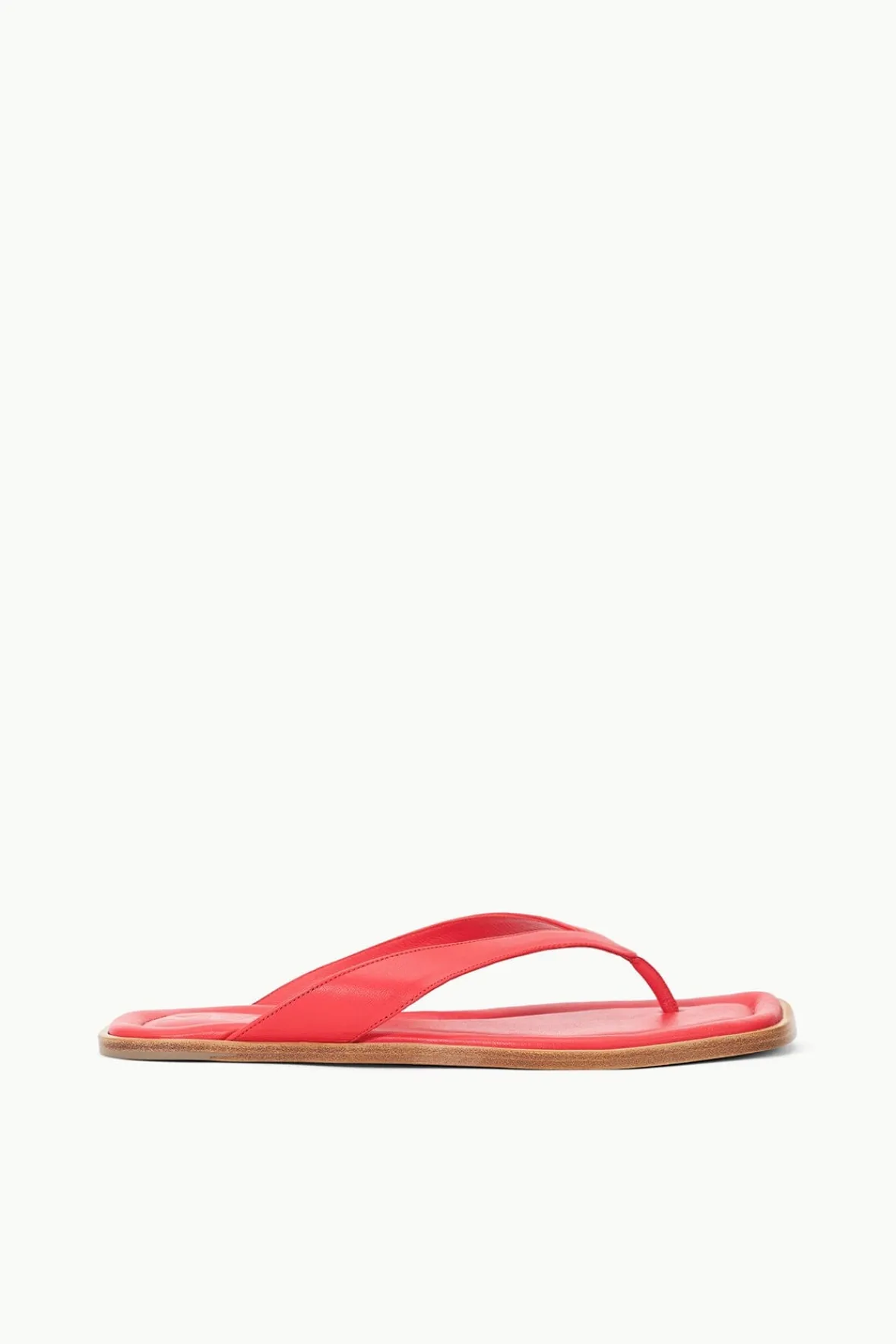 The Dante Thong|Sandals<STAUD DANTE THONG SLIDE RED ROSE REDROSE