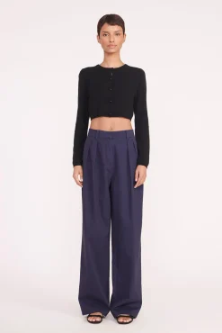 Knits<STAUD DEANNA SWEATER   BLACK
