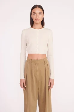 Knits<STAUD DEANNA SWEATER CREME