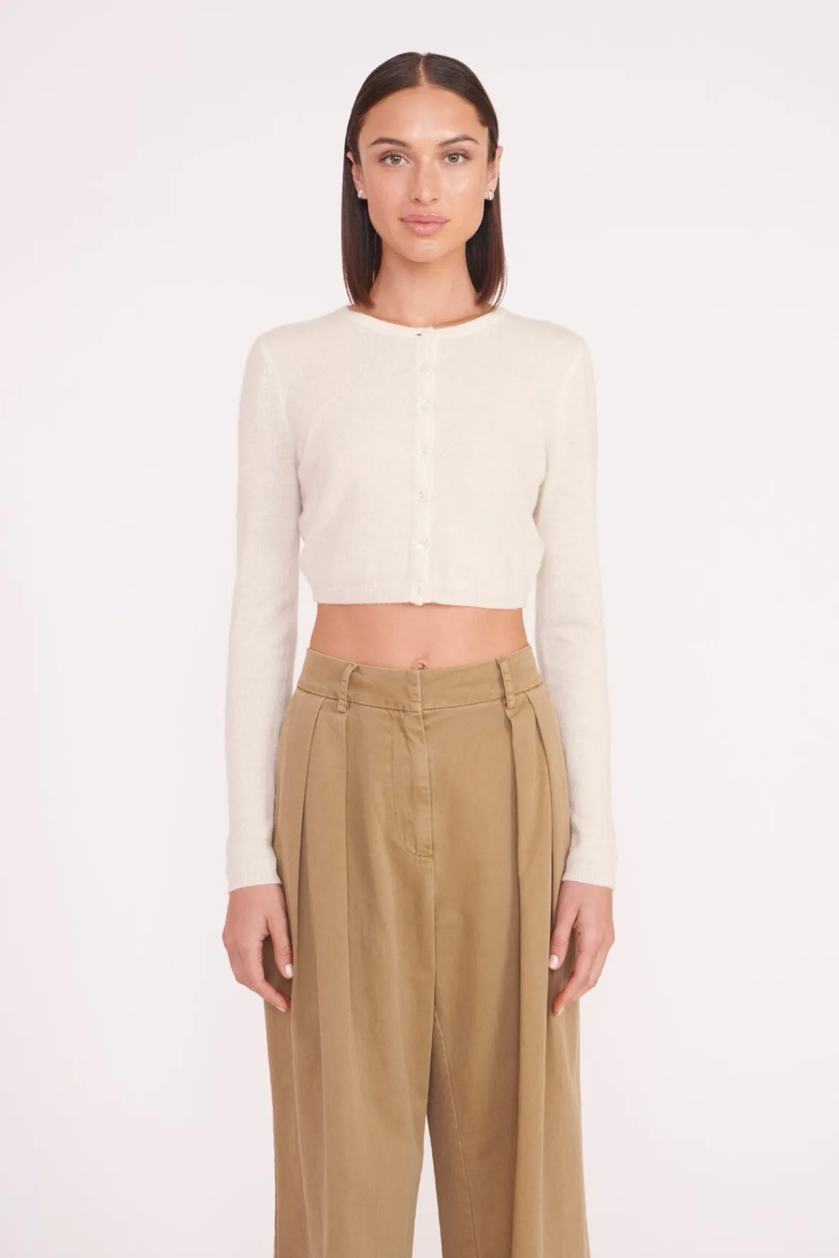 Knits<STAUD DEANNA SWEATER CREME