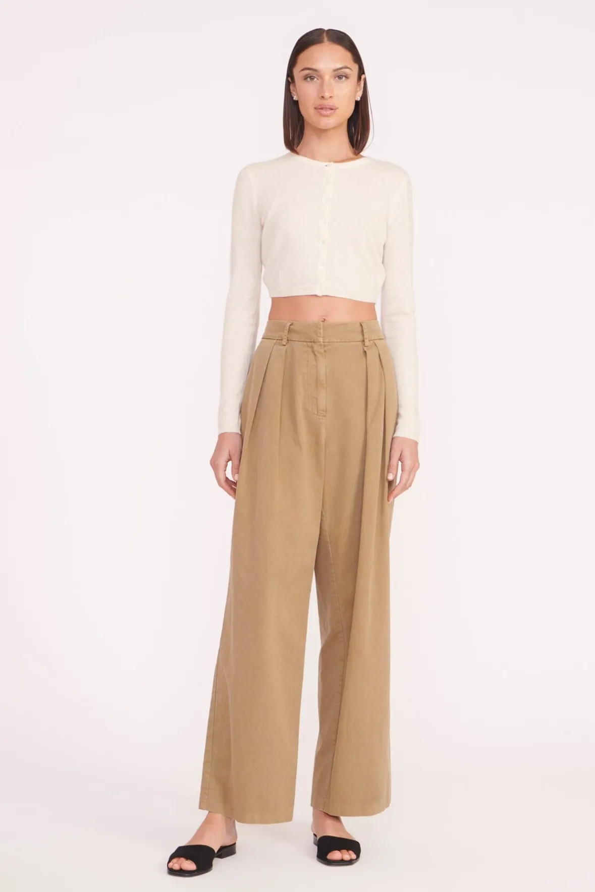 Knits<STAUD DEANNA SWEATER CREME