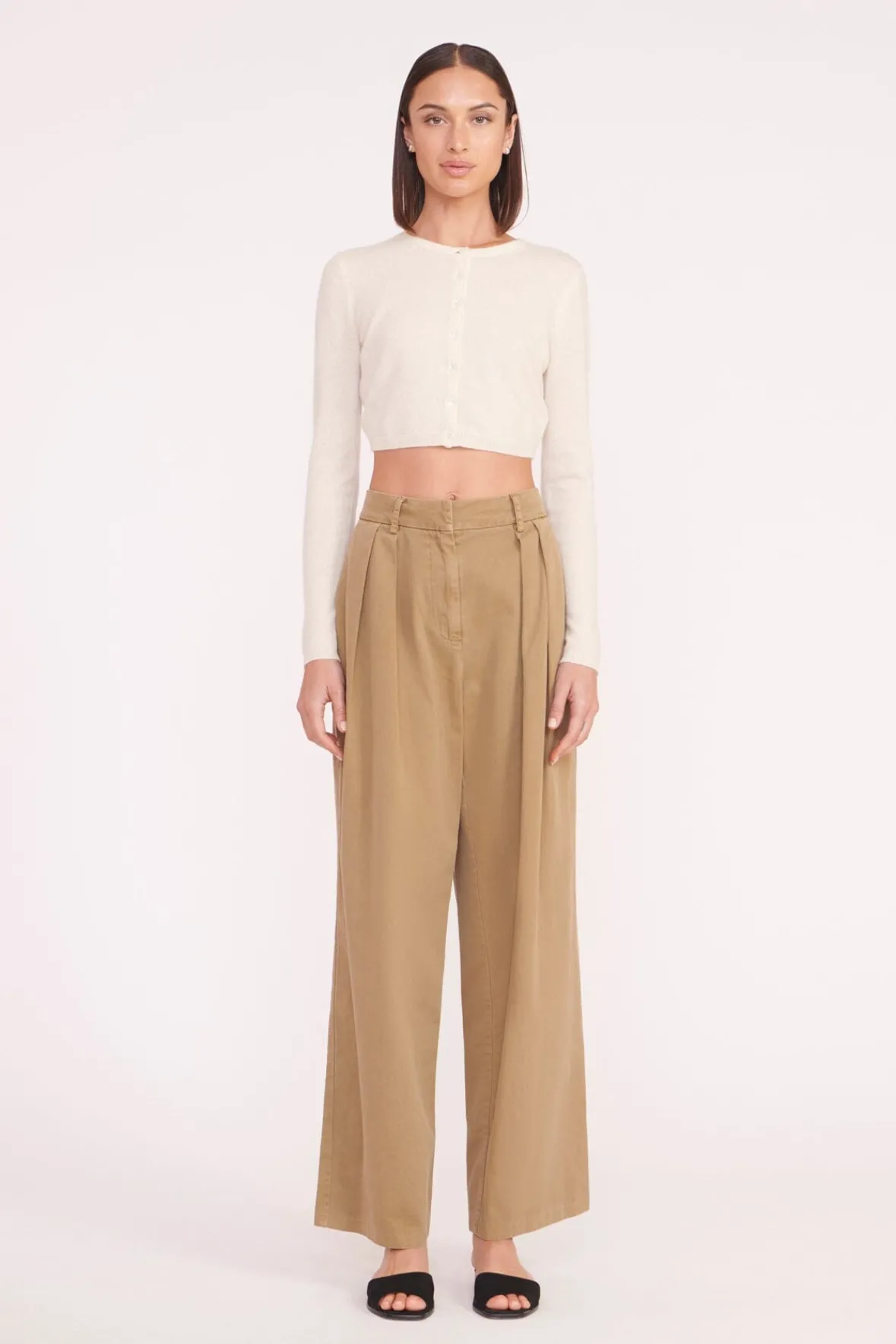 Knits<STAUD DEANNA SWEATER CREME
