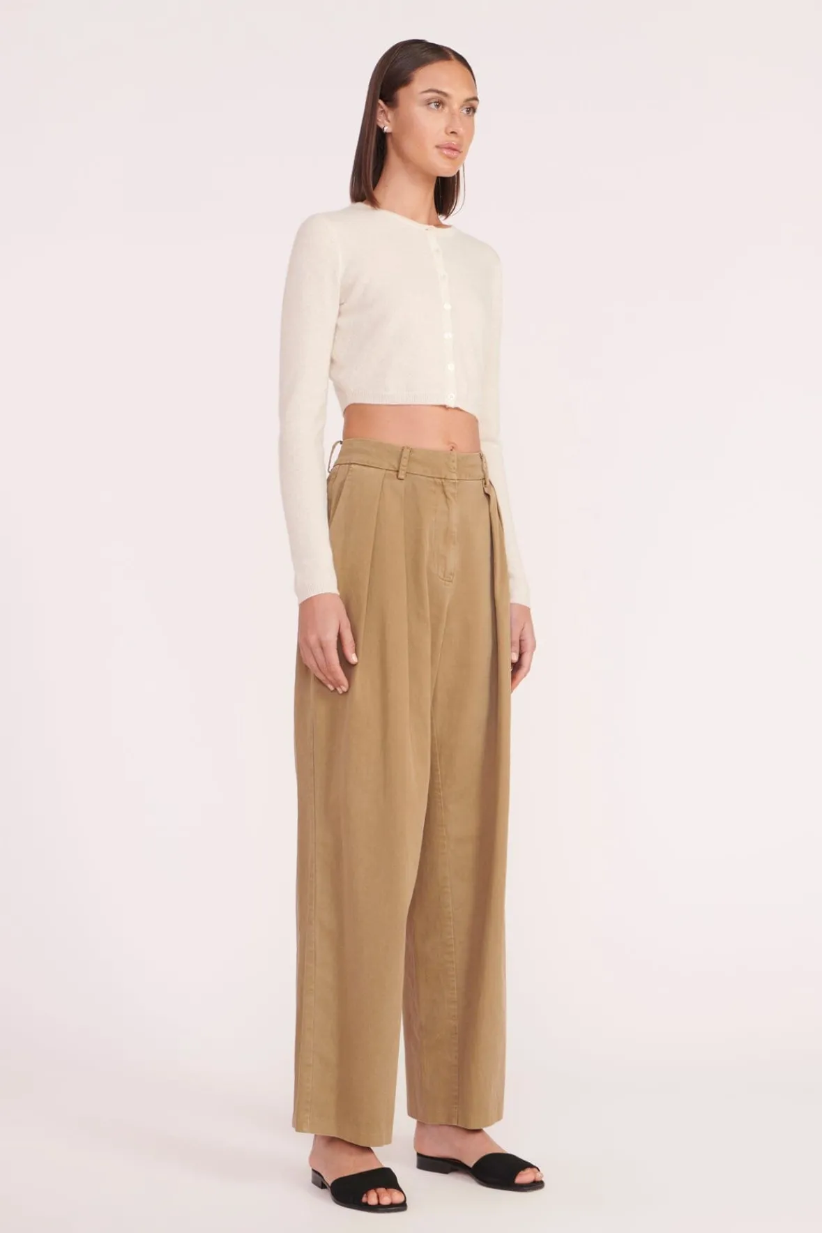 Knits<STAUD DEANNA SWEATER CREME