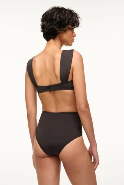 Bikinis<STAUD DECLAN HIGH RISE BIKINI BOTTOM   BLACK