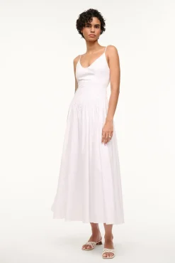 Poplin Shop|Dresses<STAUD DENA DRESS WHITE