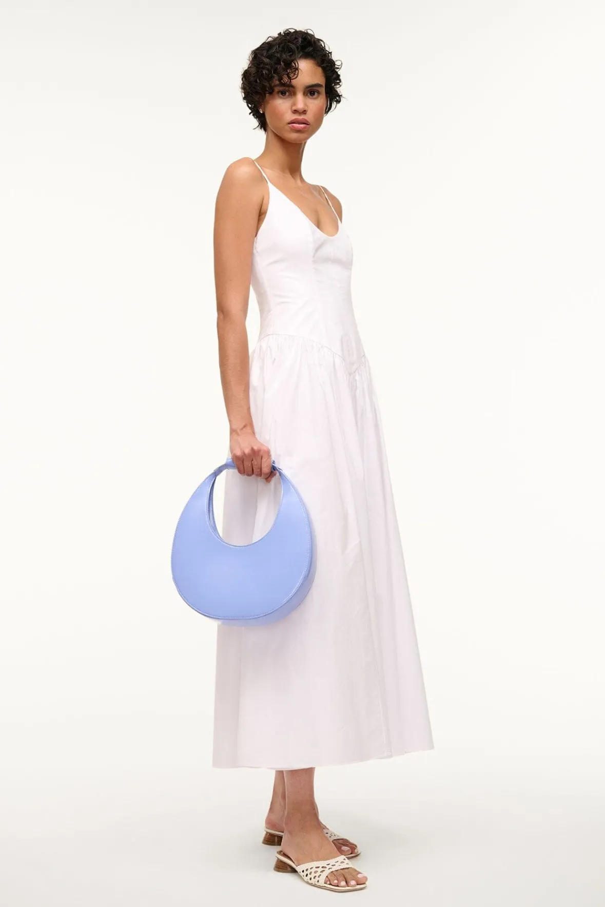 Poplin Shop|Dresses<STAUD DENA DRESS WHITE
