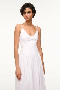 Poplin Shop|Dresses<STAUD DENA DRESS WHITE