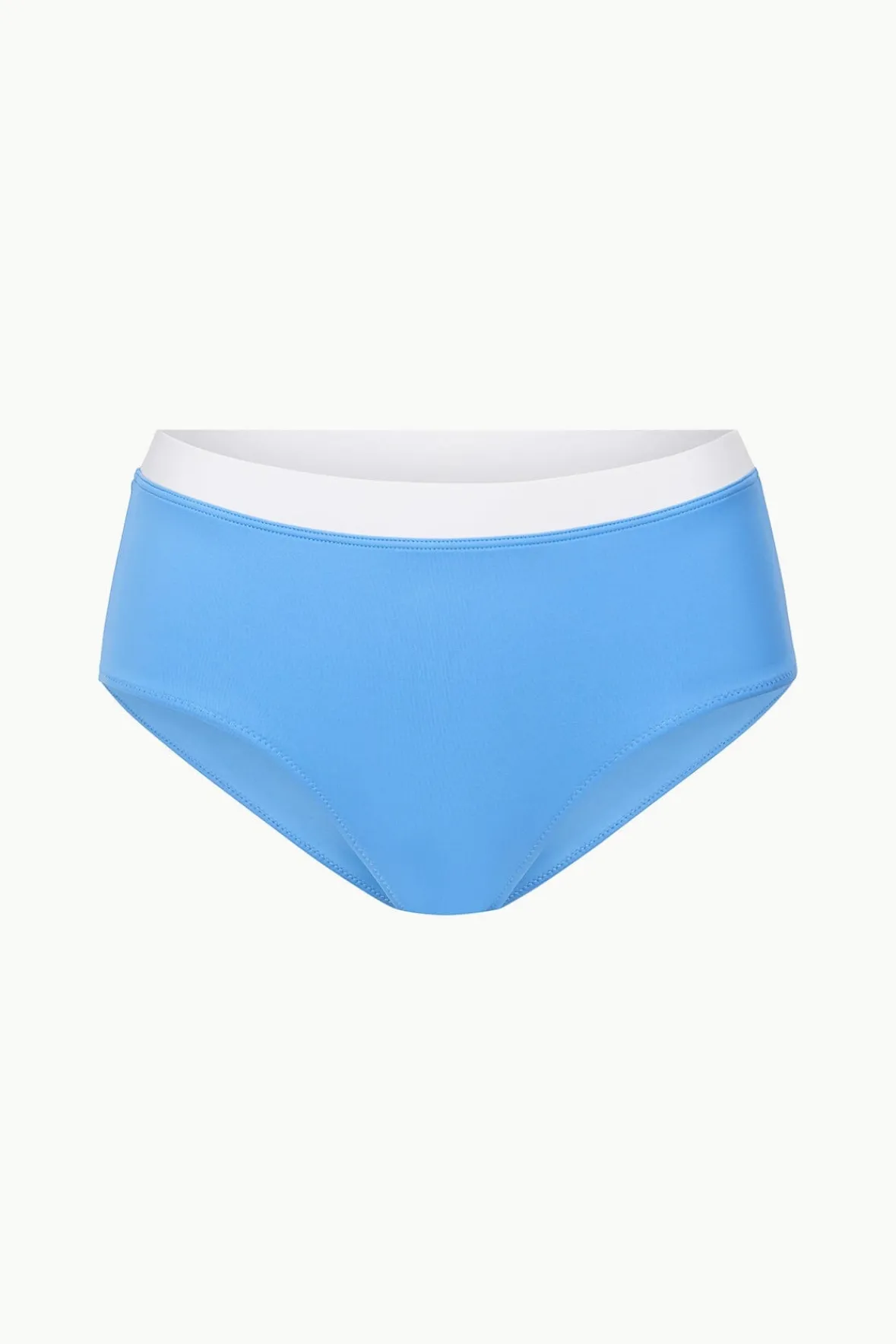 Bikinis<STAUD DEVON HIGH RISE BIKINI BOTTOM AZURE WHITE AZUREWHITE