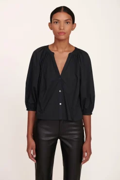 Tops|Poplin Shop<STAUD DILL TOP BLACK