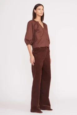 Poplin Shop<STAUD DILL TOP MAHOGANY